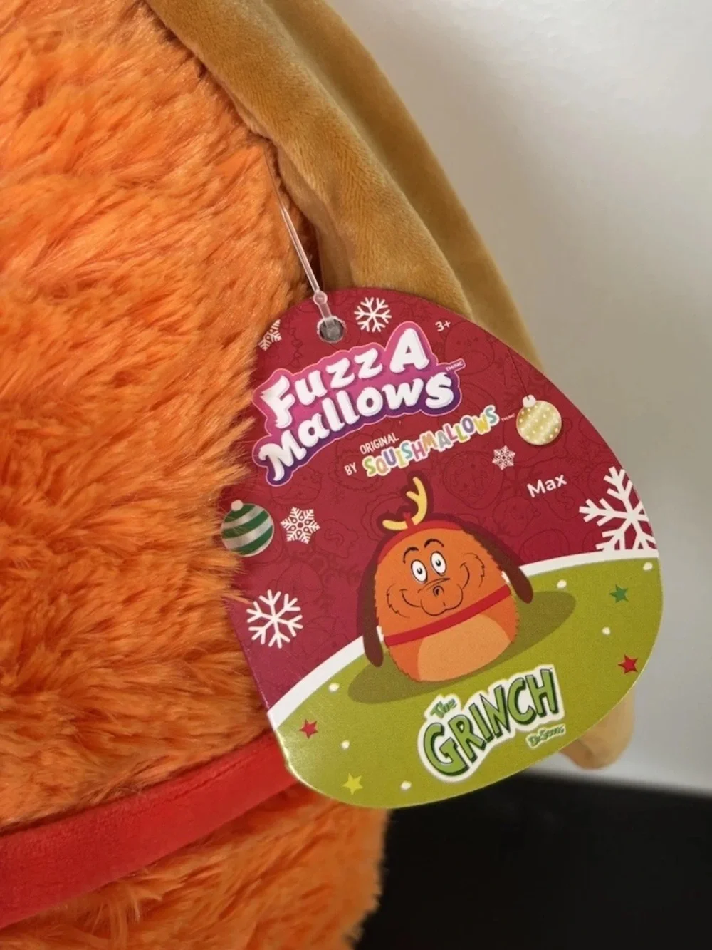 FuzzAMallows by Original Squishmallows The Grinch Max The Dog 12